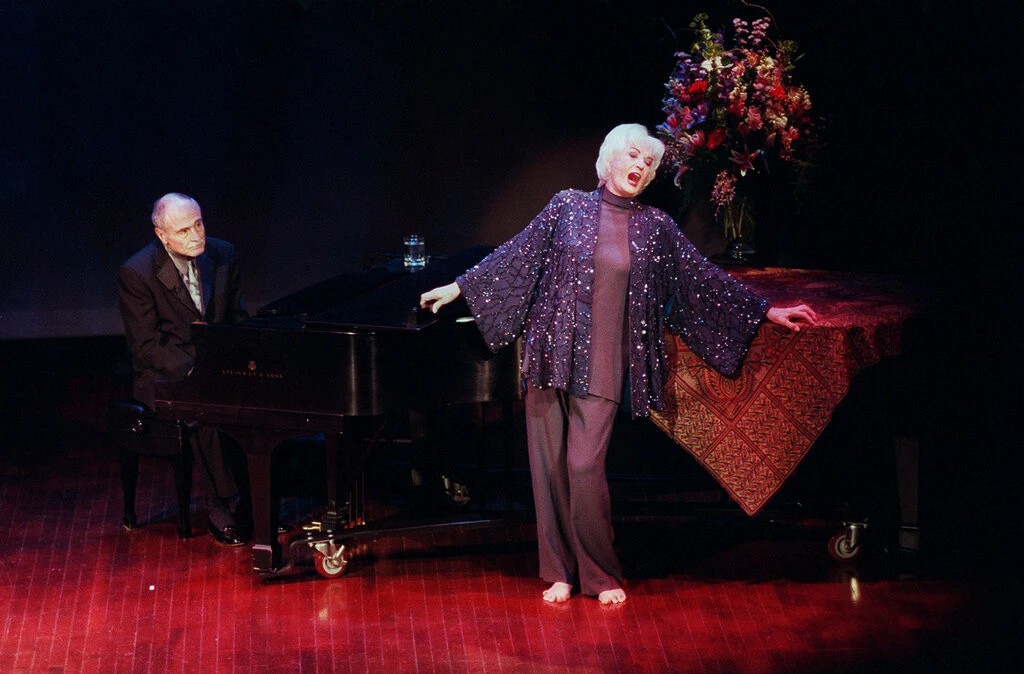 Goldenberg and Bea Arthur in 2002 performing in their Broadway collaboration 'And Then There's Bea.'