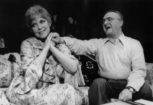 Dorothy Loudon and Vincent Gardenia in a scene from Ballroom (1978)